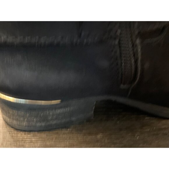 Steve Madden Women’s Amill Black Leather Riding Boots size 6.5 - Picture 9 of 11